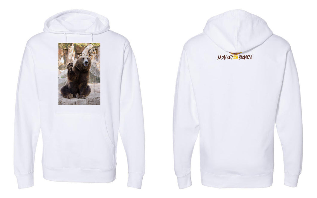Wavy Bear Hoodie Old Skool